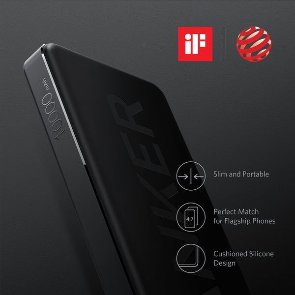 Anker Thailand PowerCore II Slim 10000 พาวเวอร์แบงค์ แองเคอร์ สลิม 10000 Reseller by TECHinno