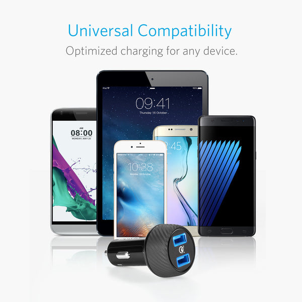 ที่ชาร์จในรถยนต์ Anker PowerDrive Speed 2 QC 3.0 TECHinno.store