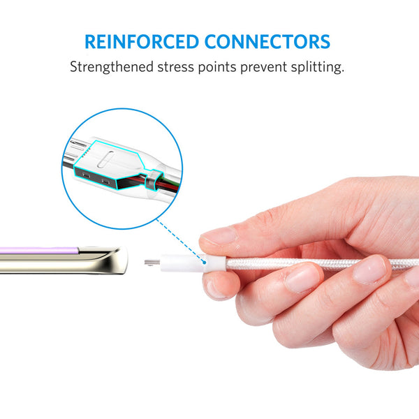 Anker Powerline+ microUSB by TECHinno สายชาร์จ microusb 0.9m