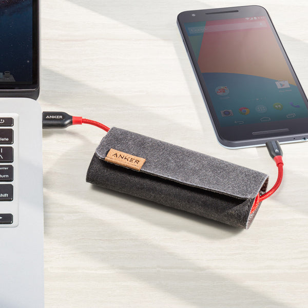 สายชาร์จ Anker PowerLine + USB-C TECHinno.store สำหรับ Samsung Huawei Sony HTC LG