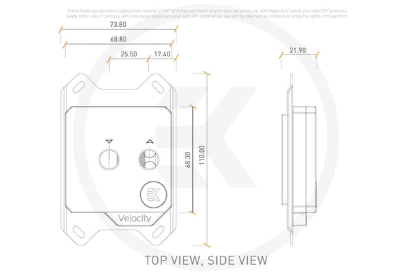 EK-Velocity D-RGB - AMD Nickel + Plexi (Pre-Order)