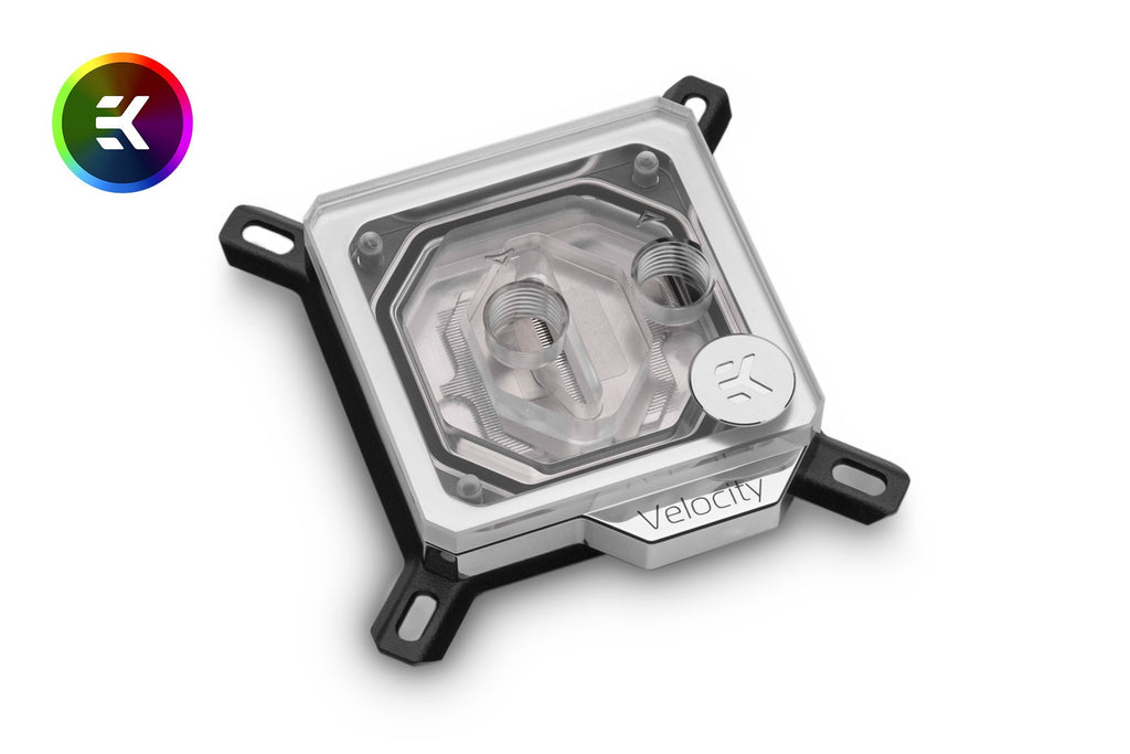 EK-Velocity D-RGB - Nickel + Plexi (Pre-Order)