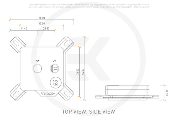 EK-Velocity D-RGB - Nickel + Plexi (Pre-Order)