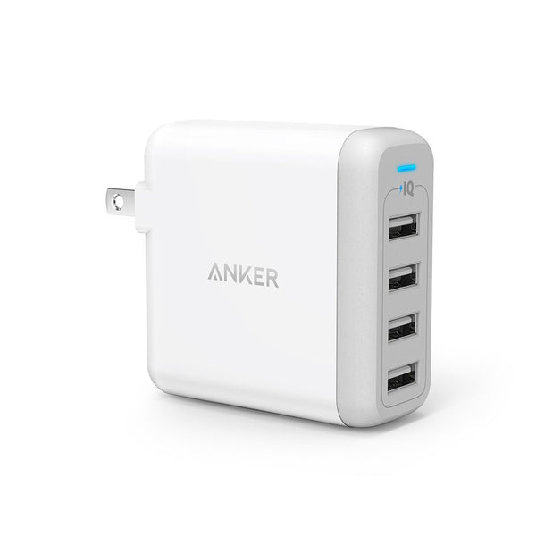 Anker PowerPort 4 ที่ชาร์จ iPhone ซัมซุง